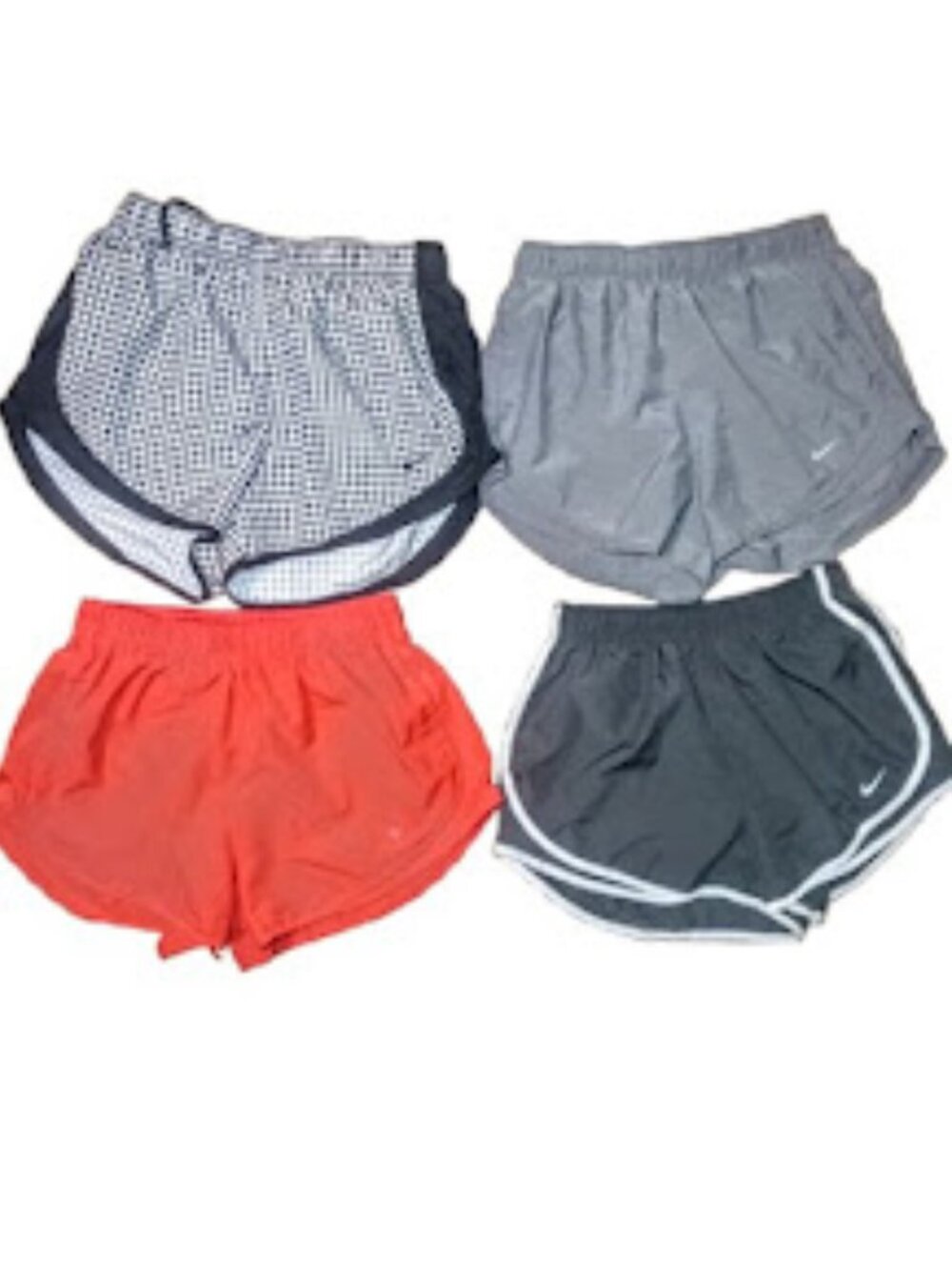 womans nike athletic shorts lot sizes small and medium